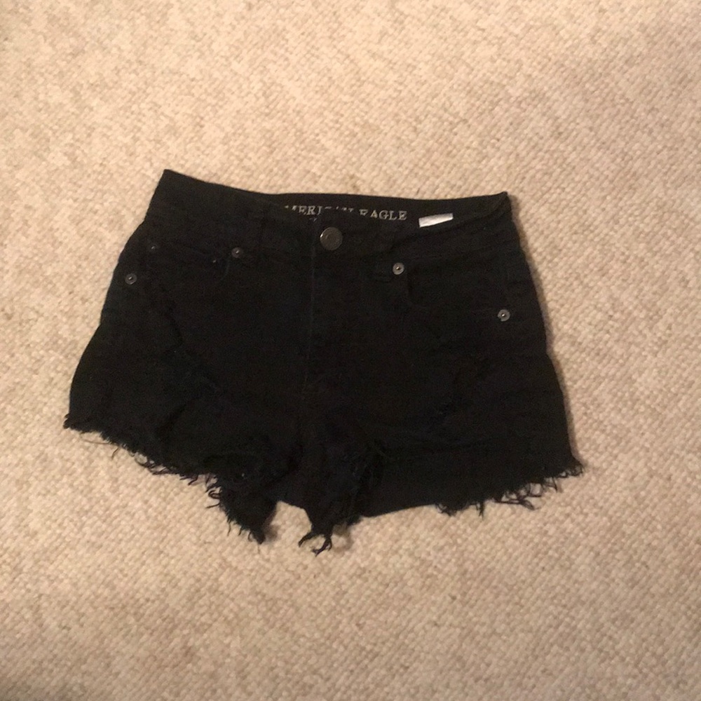 American Eagle Black Shorts